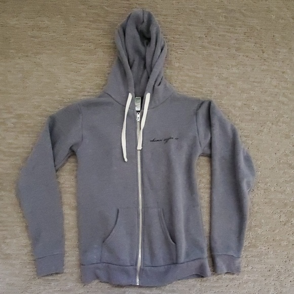 Akamai Maui Coffee Co. Grey zip hoodie - Picture 1 of 4